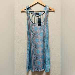 Sheilay Long Sleeveless Spaghetti Dress Womens Size Medium